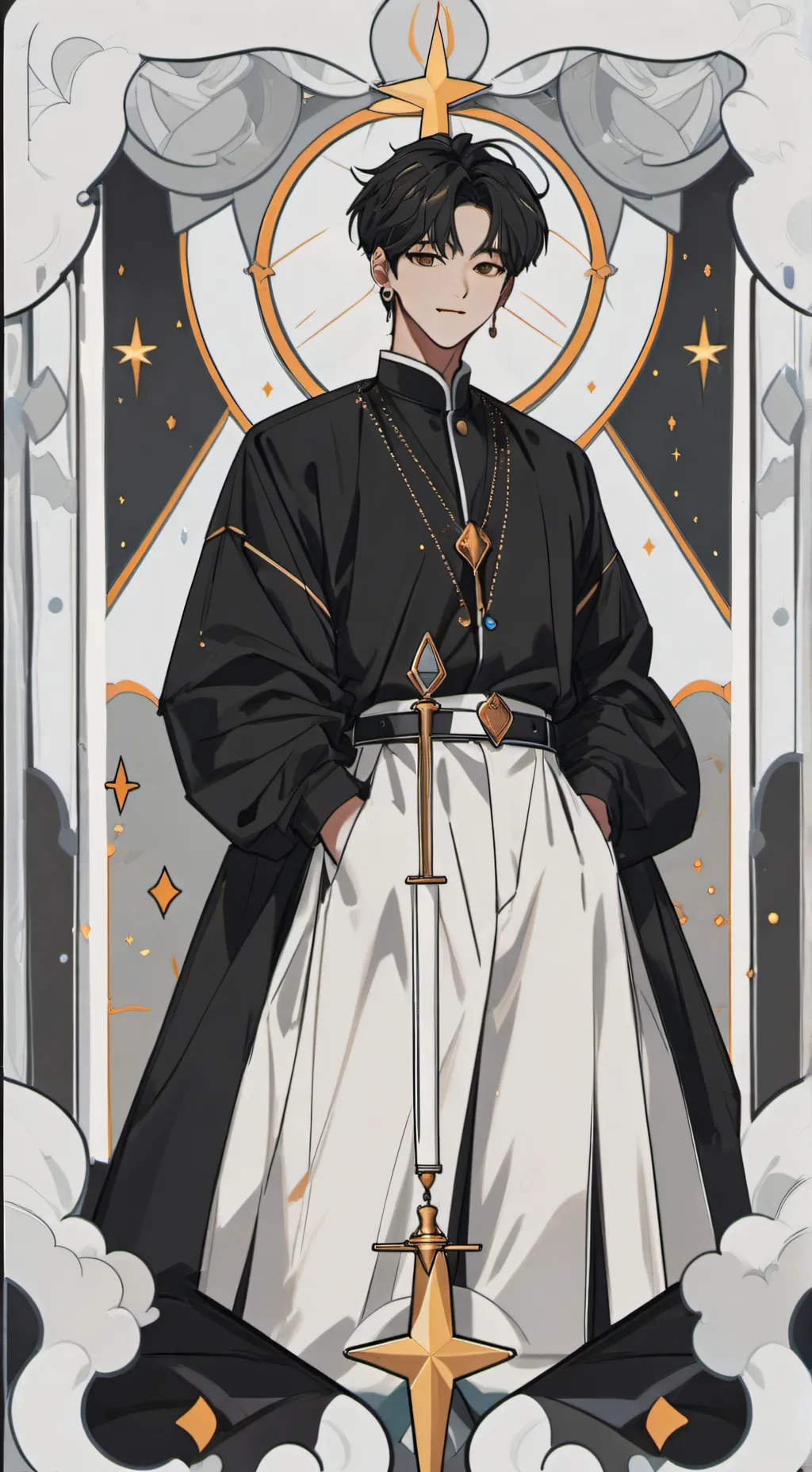 ai character: han jisung  background