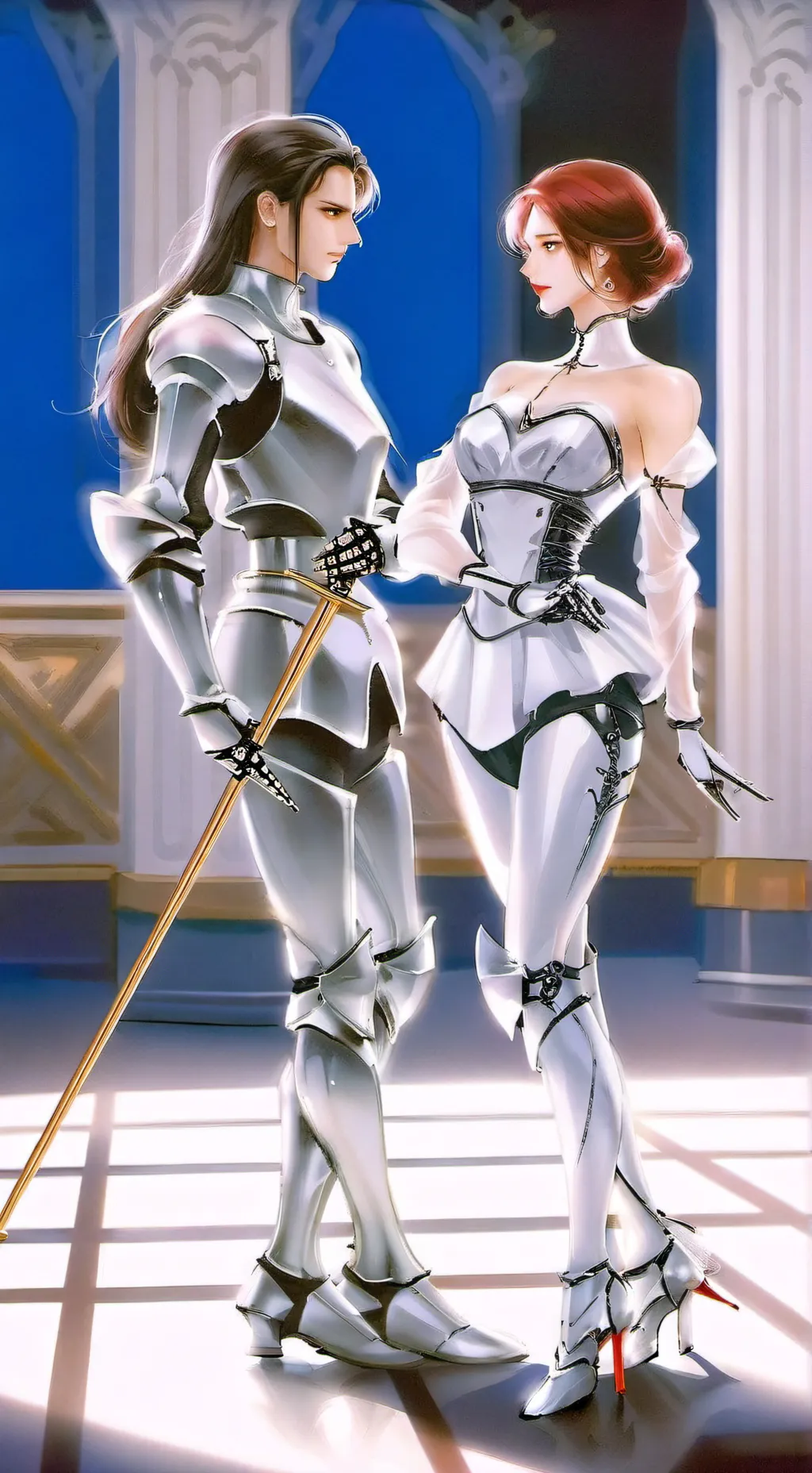 ai character: Joan and Amata background