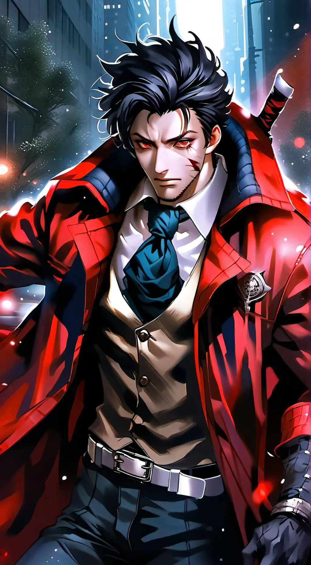 ai character: Blake Van Hellsing background