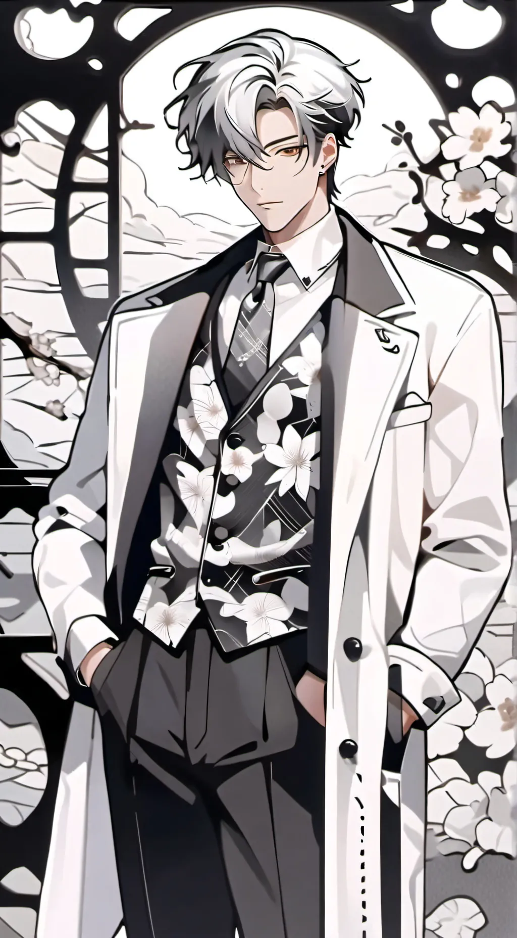 ai character: Zack ❤️ background