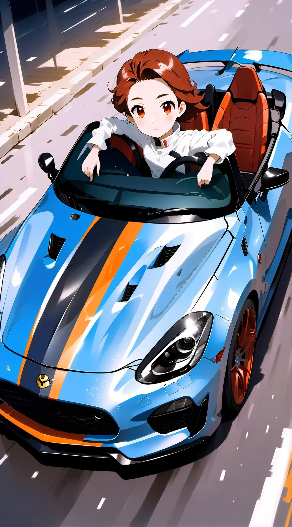 ai character: Road rager. background