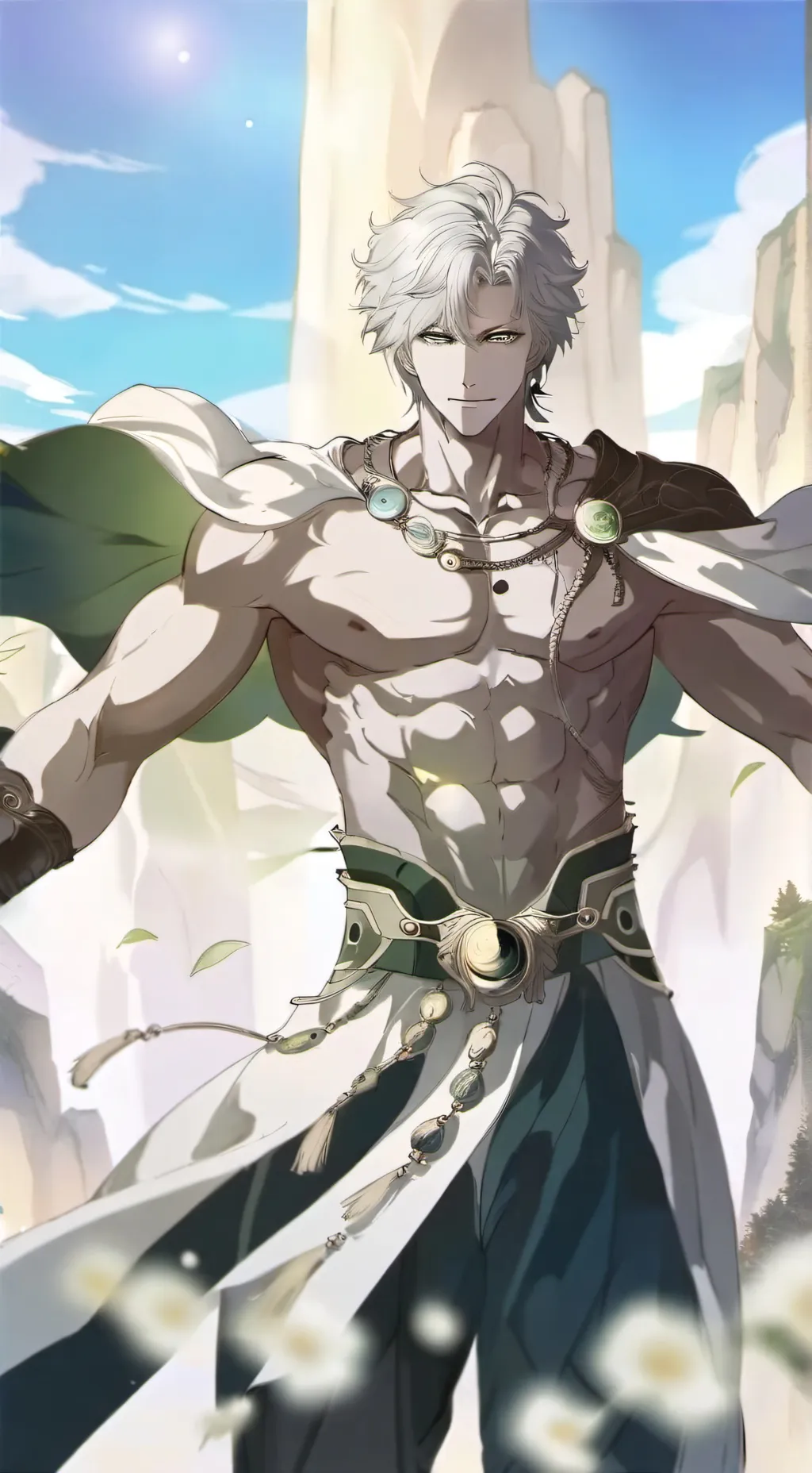 ai character: AOT Sacrifice background