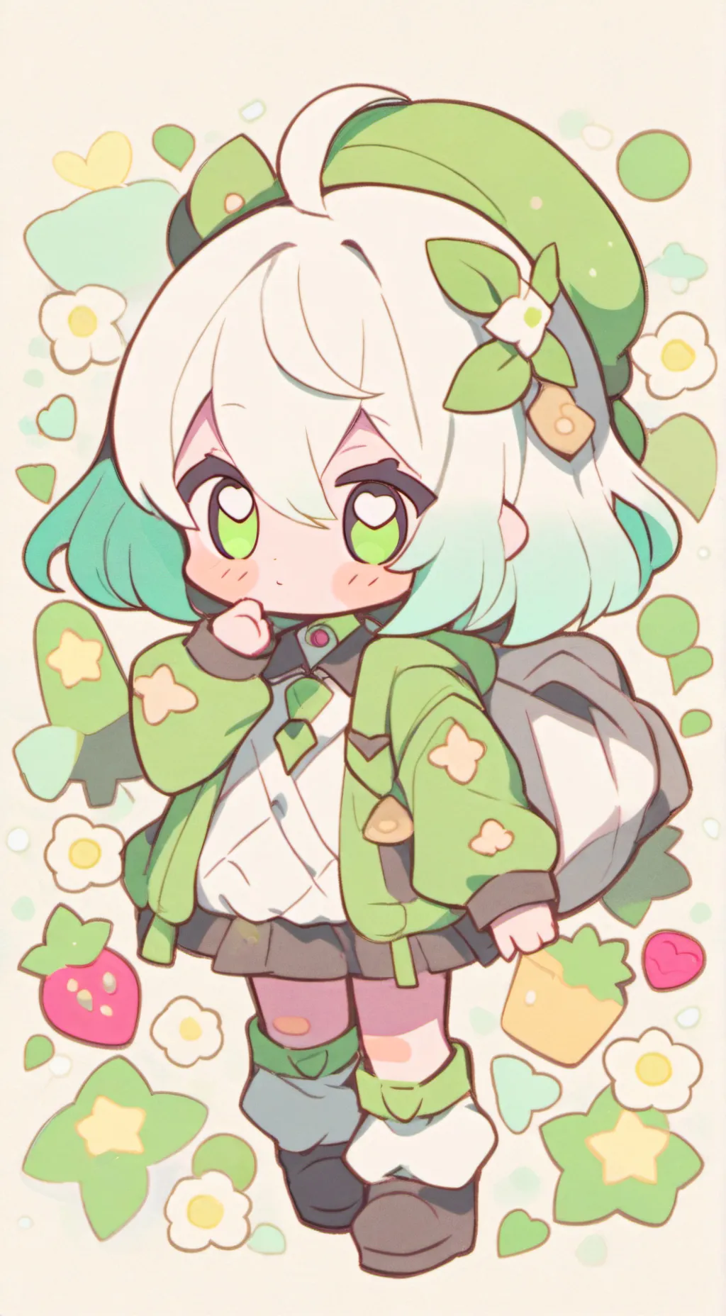 ai character: pvc+u background