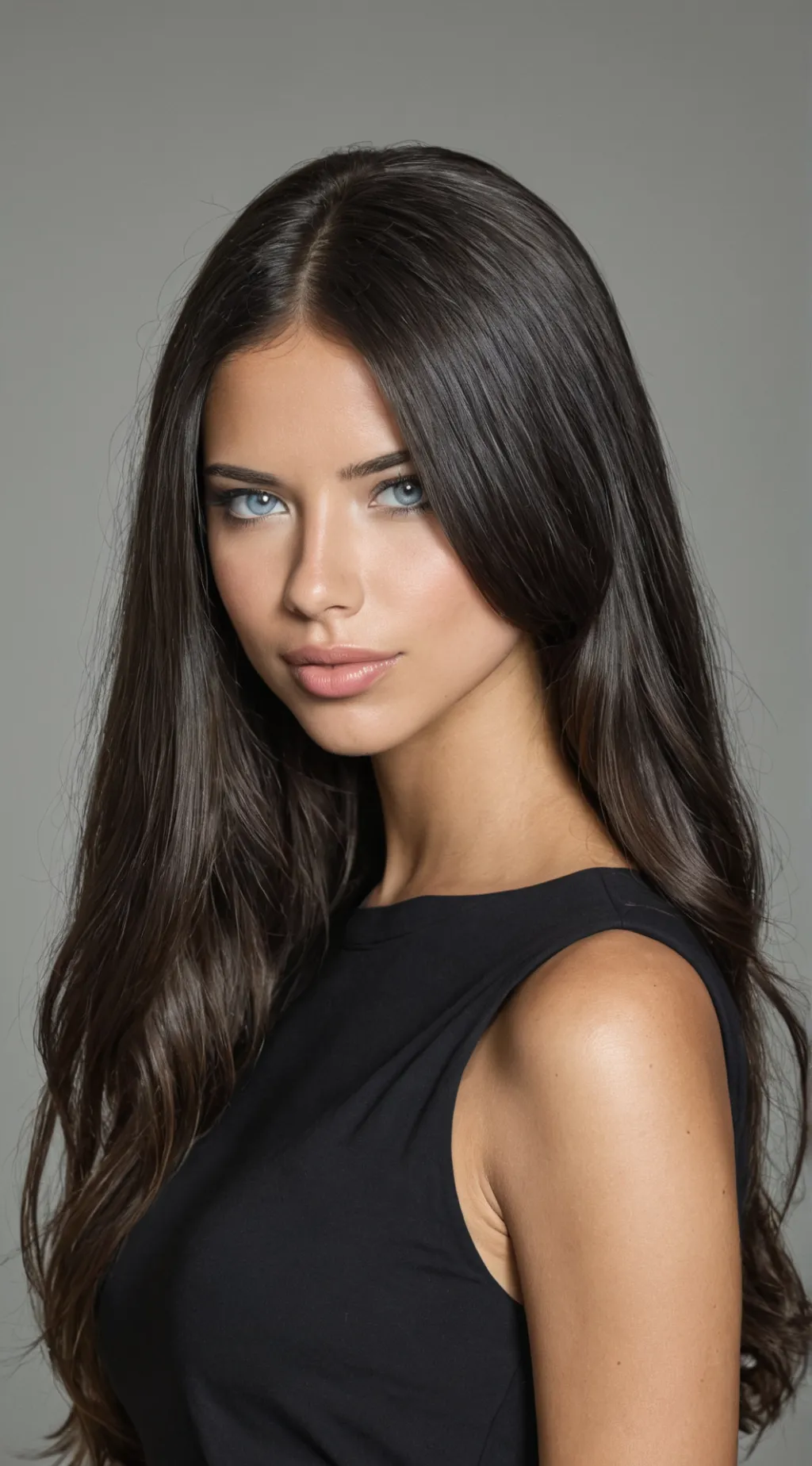ai character: Adriana Lima background