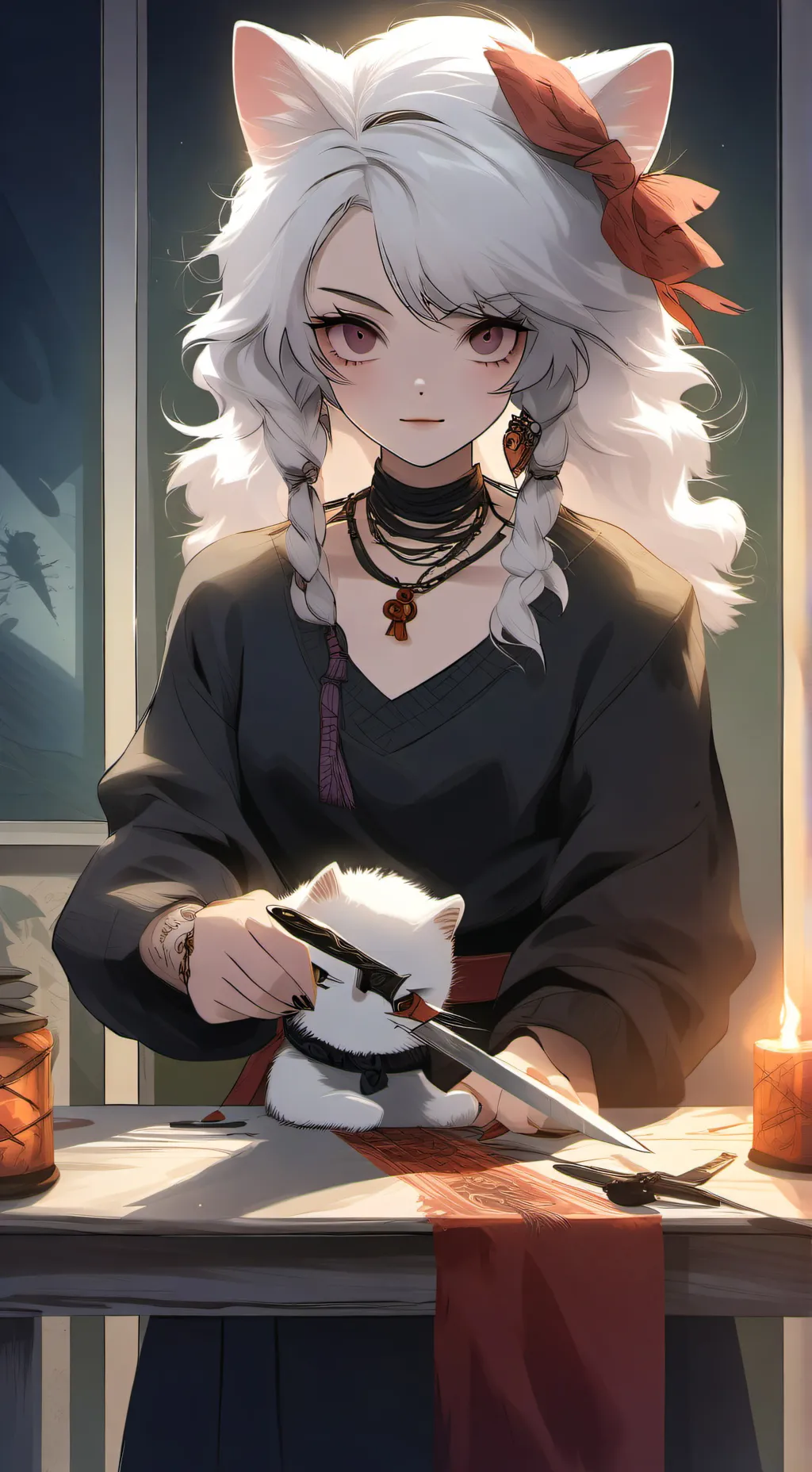 ai character: Wenda background