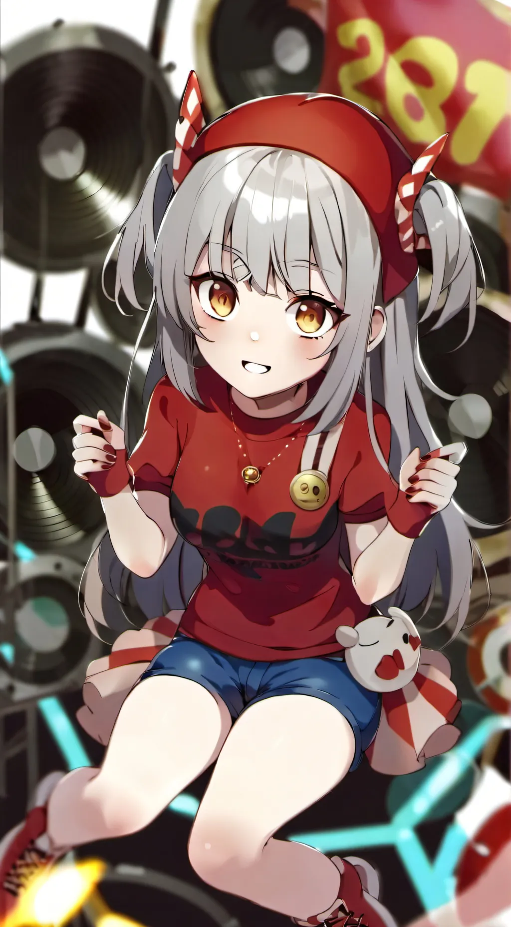 ai character: girlfriend (fnf) background