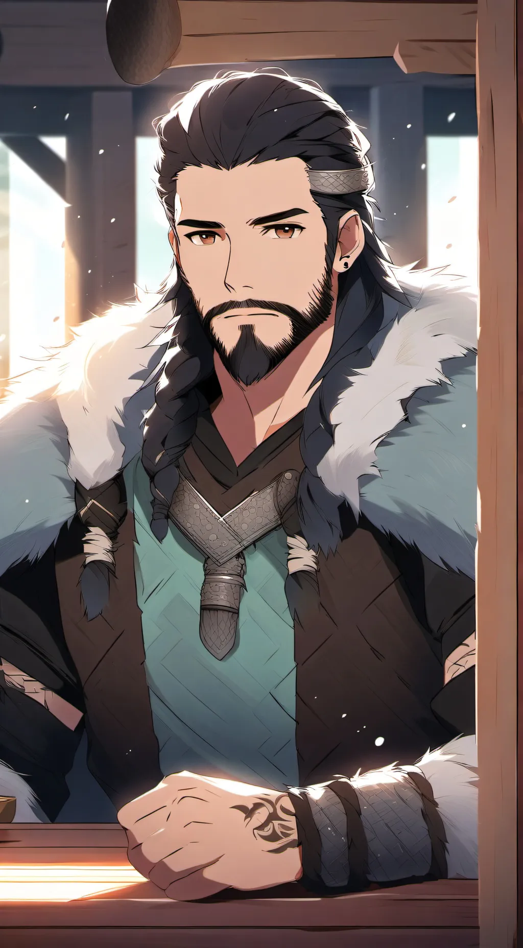 ai character: Skall background