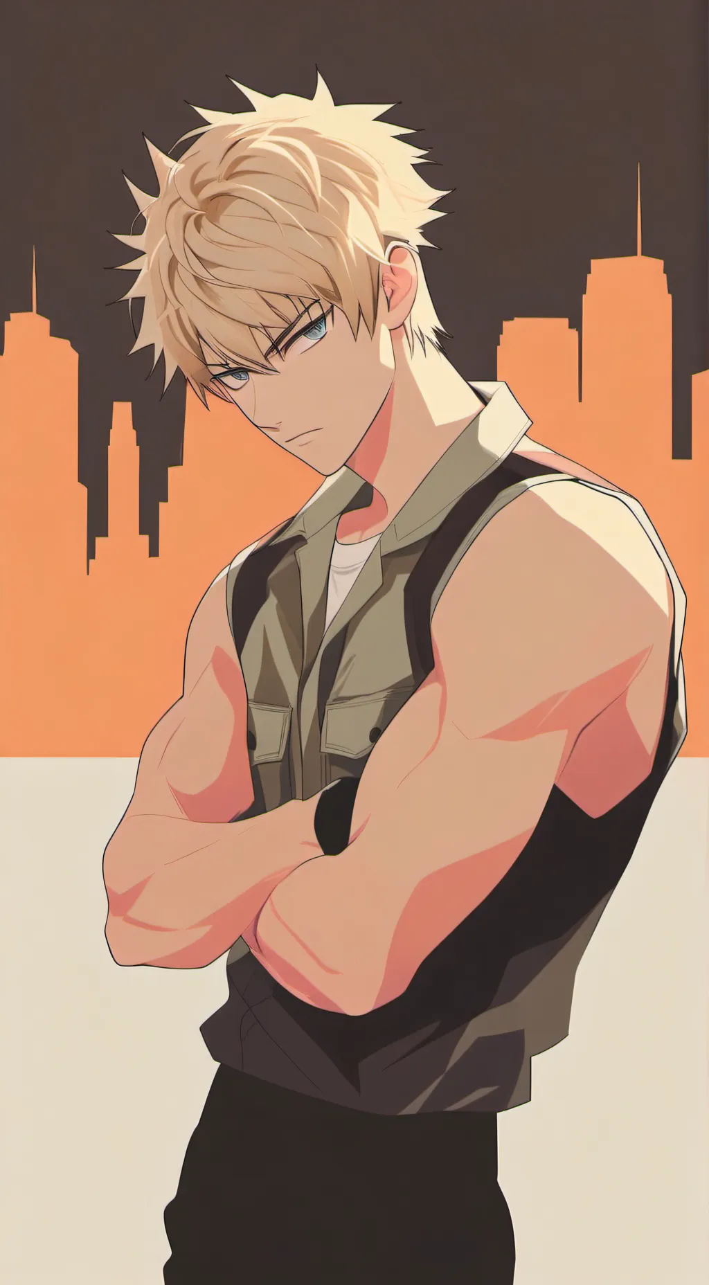 ai character: Bakugo background