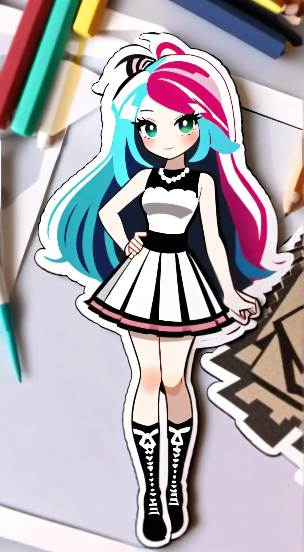 ai character: My little pony...  background