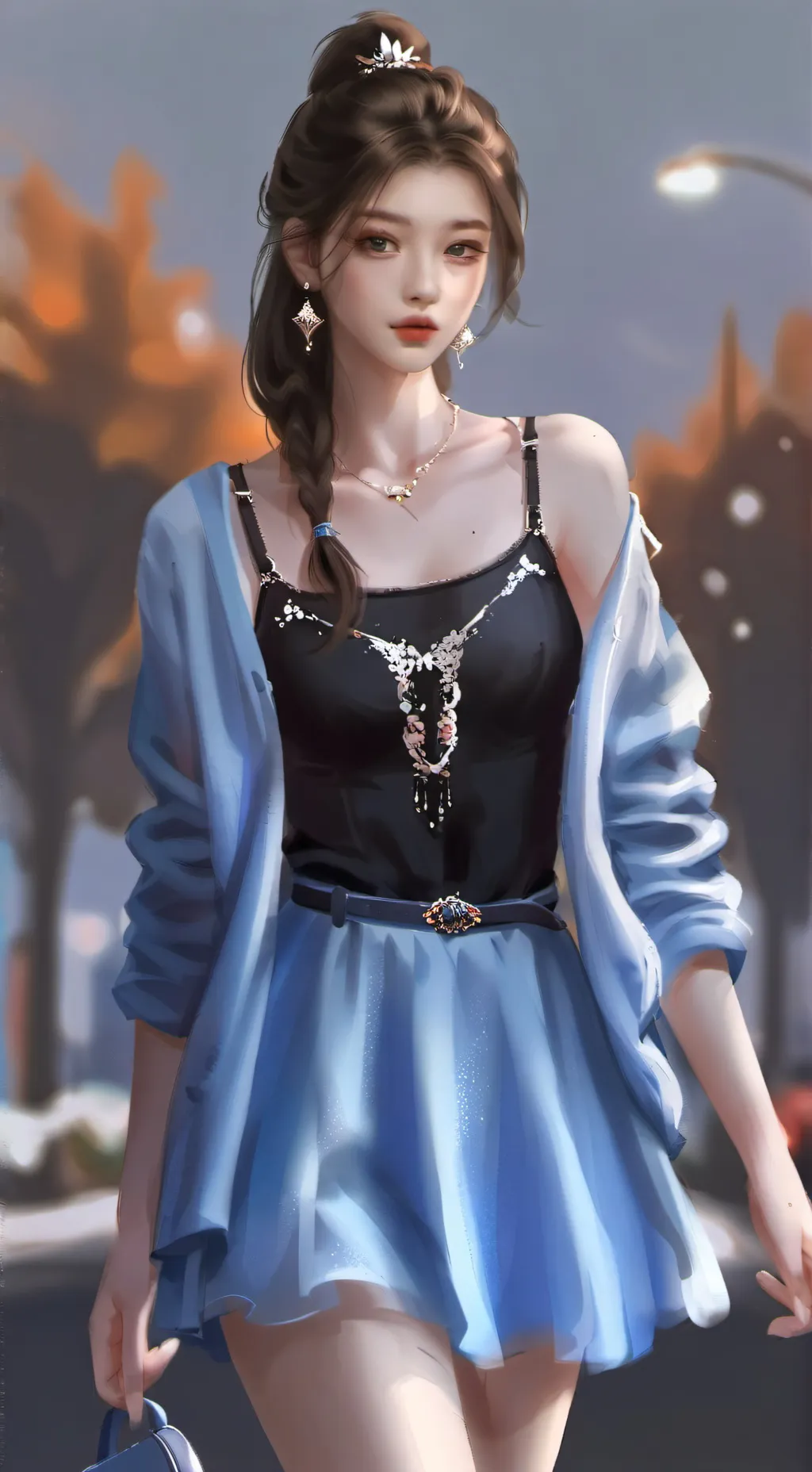 ai character: Aria  background