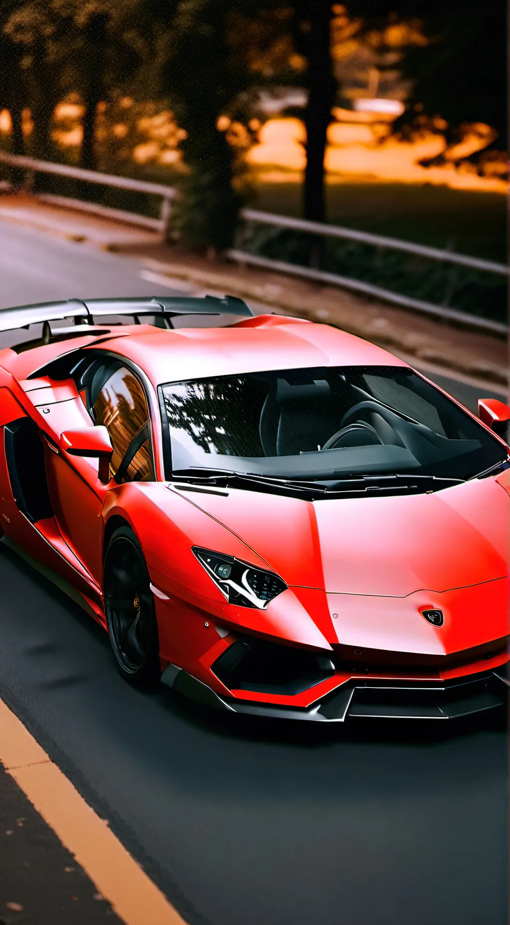 ai character: New Lamborghini background