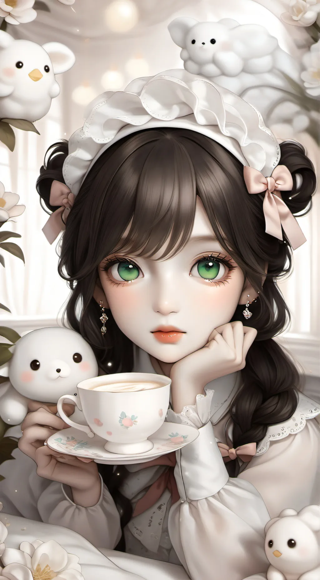 ai character: 💜Violet💜 background