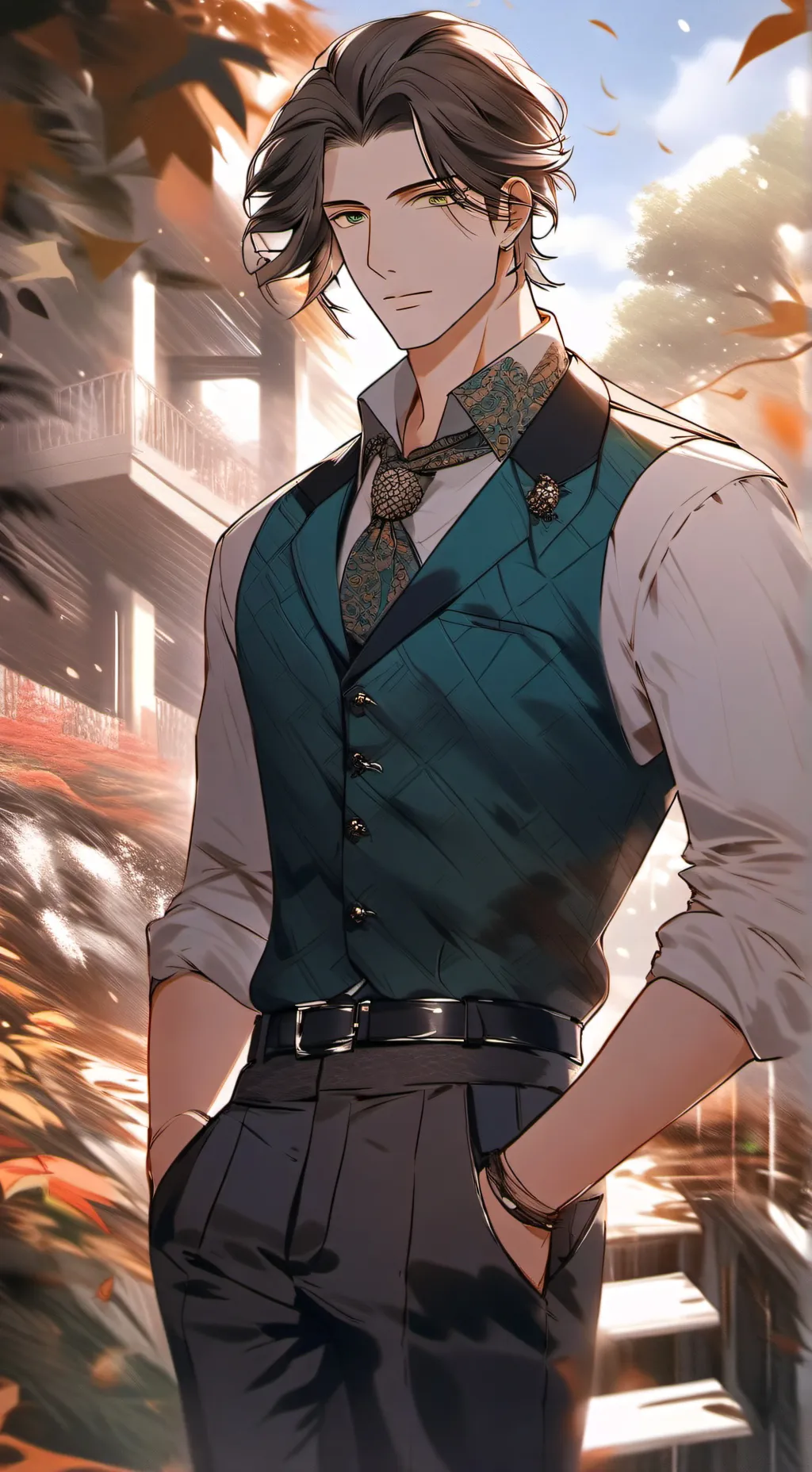 ai character: Devin background