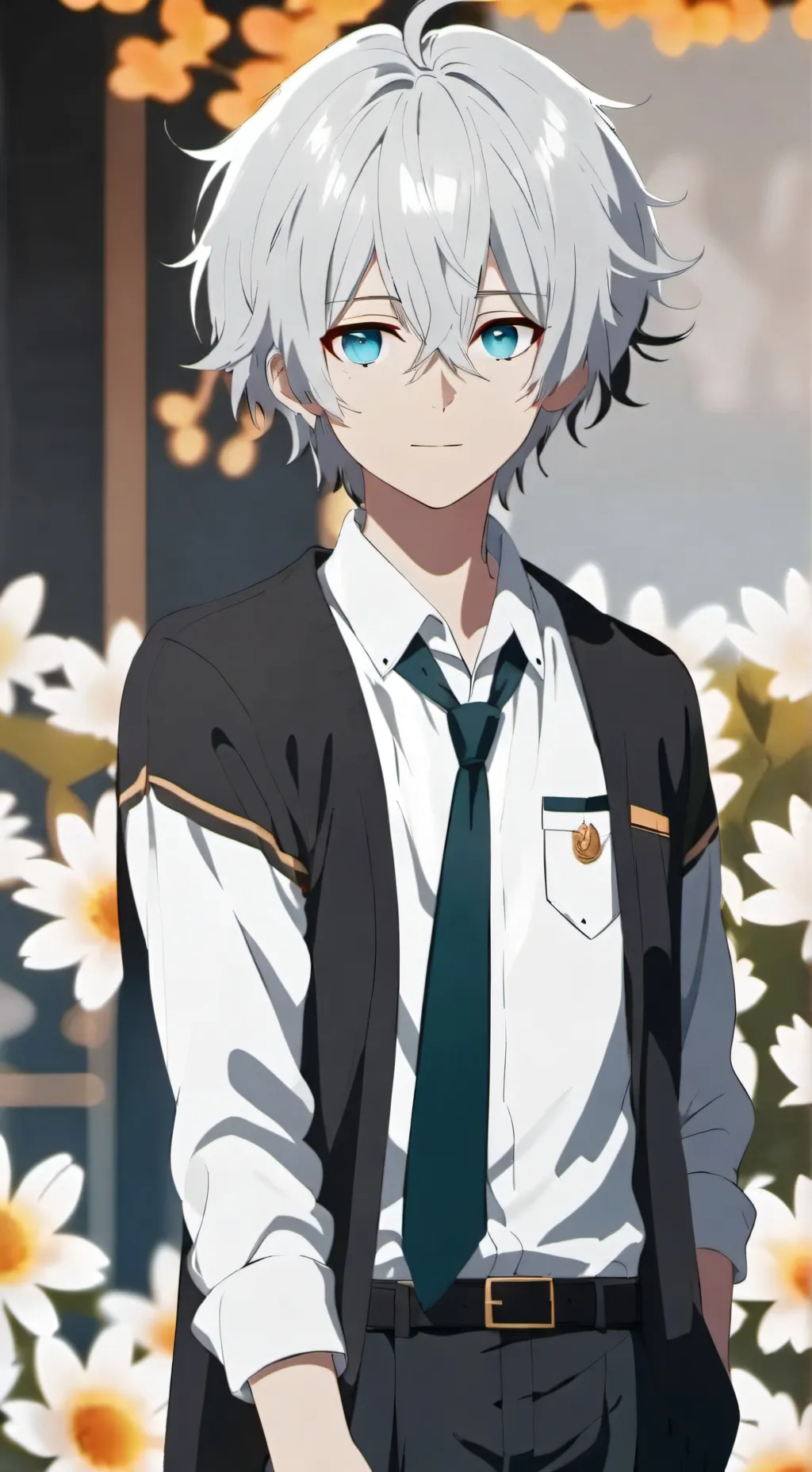 ai character: Mha Random background