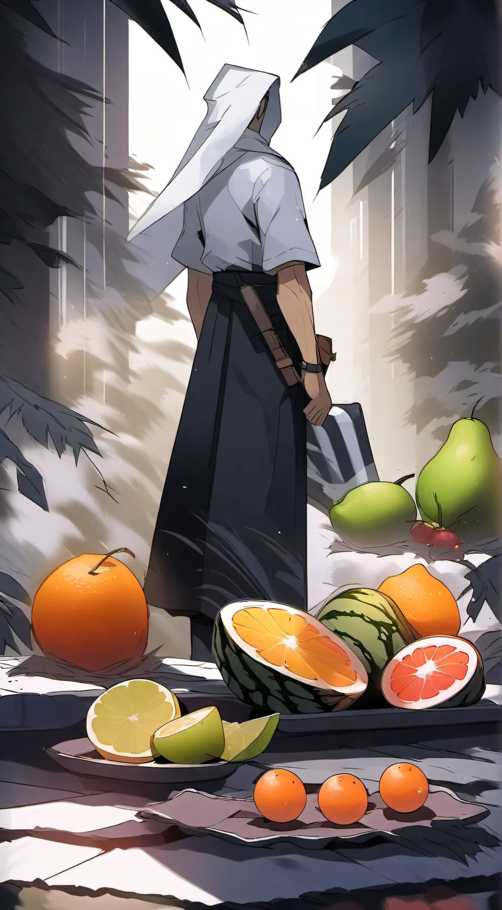 ai character: freaky gojo background