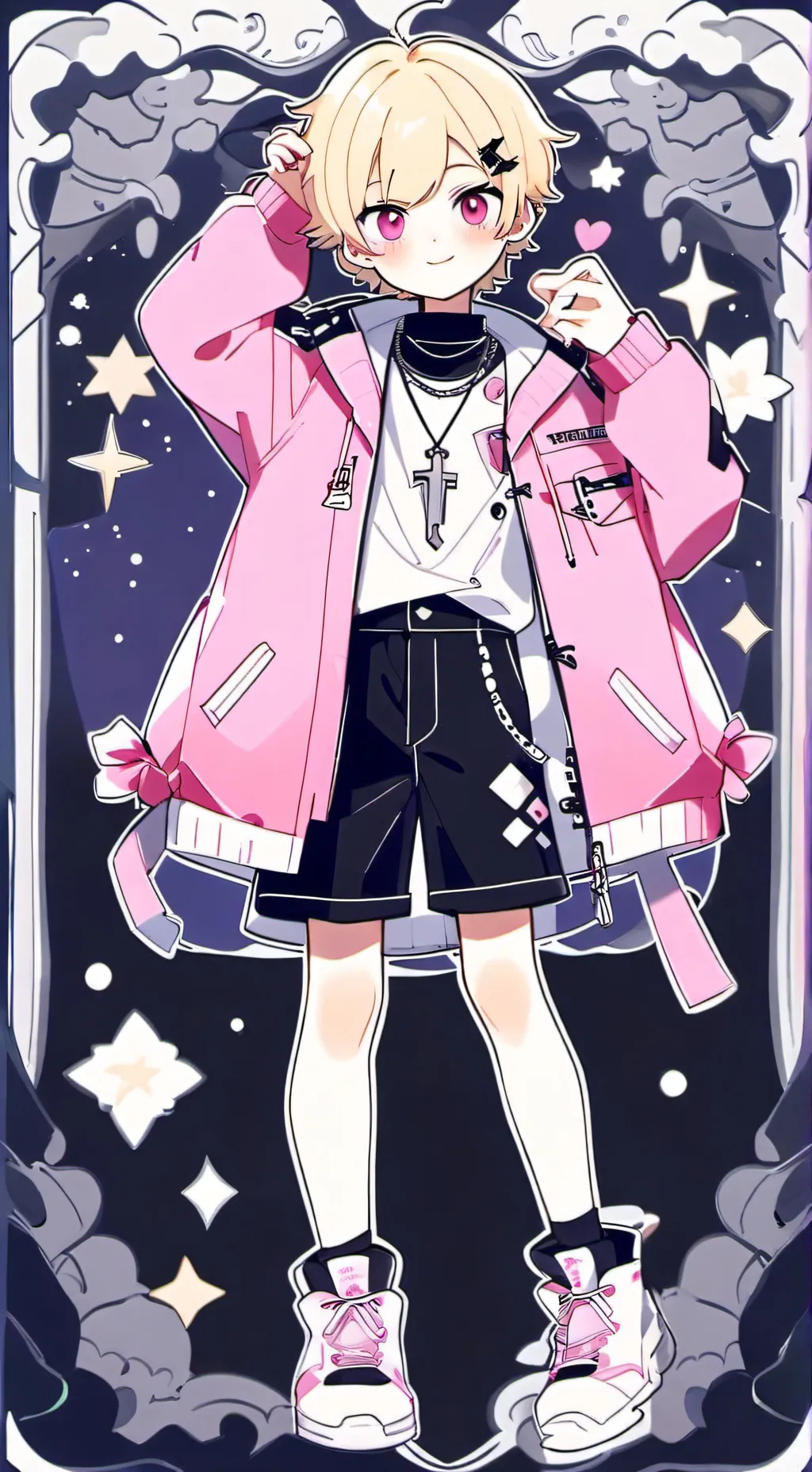 ai character: lacey background