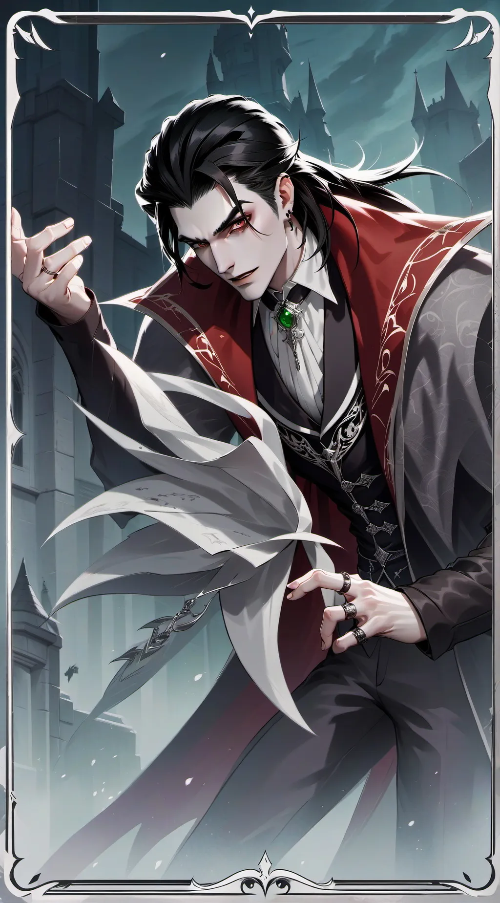 ai character: vampire background