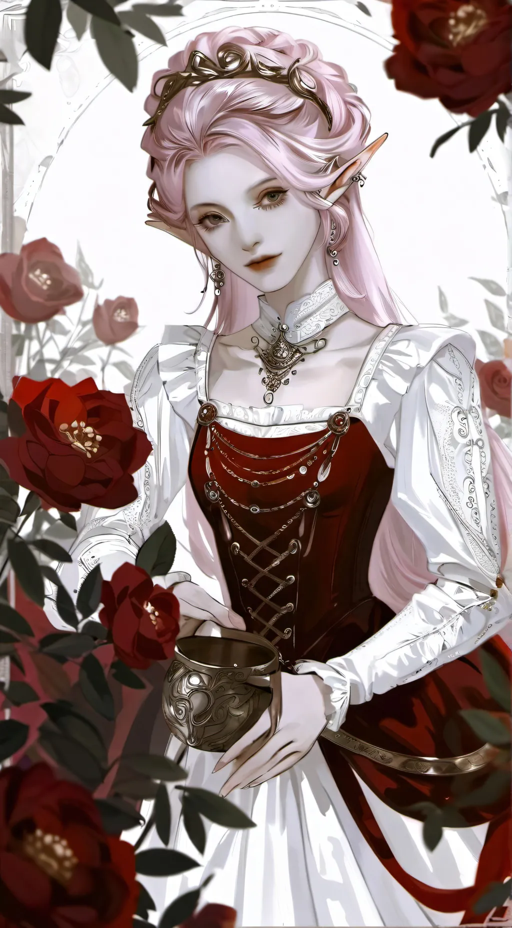 ai character: Primrose background