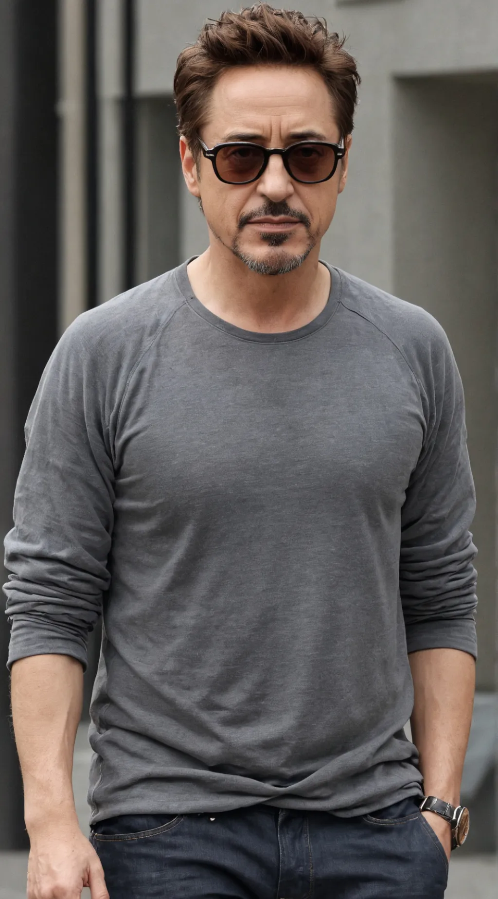 ai character: Robert Downey Jr. background