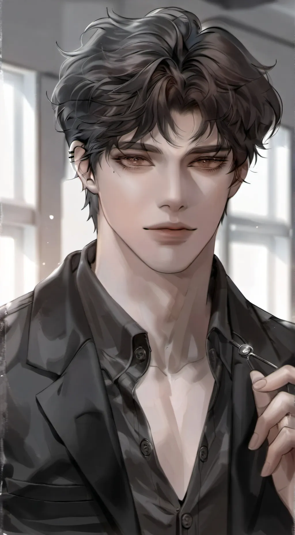 ai character: Gabe  background