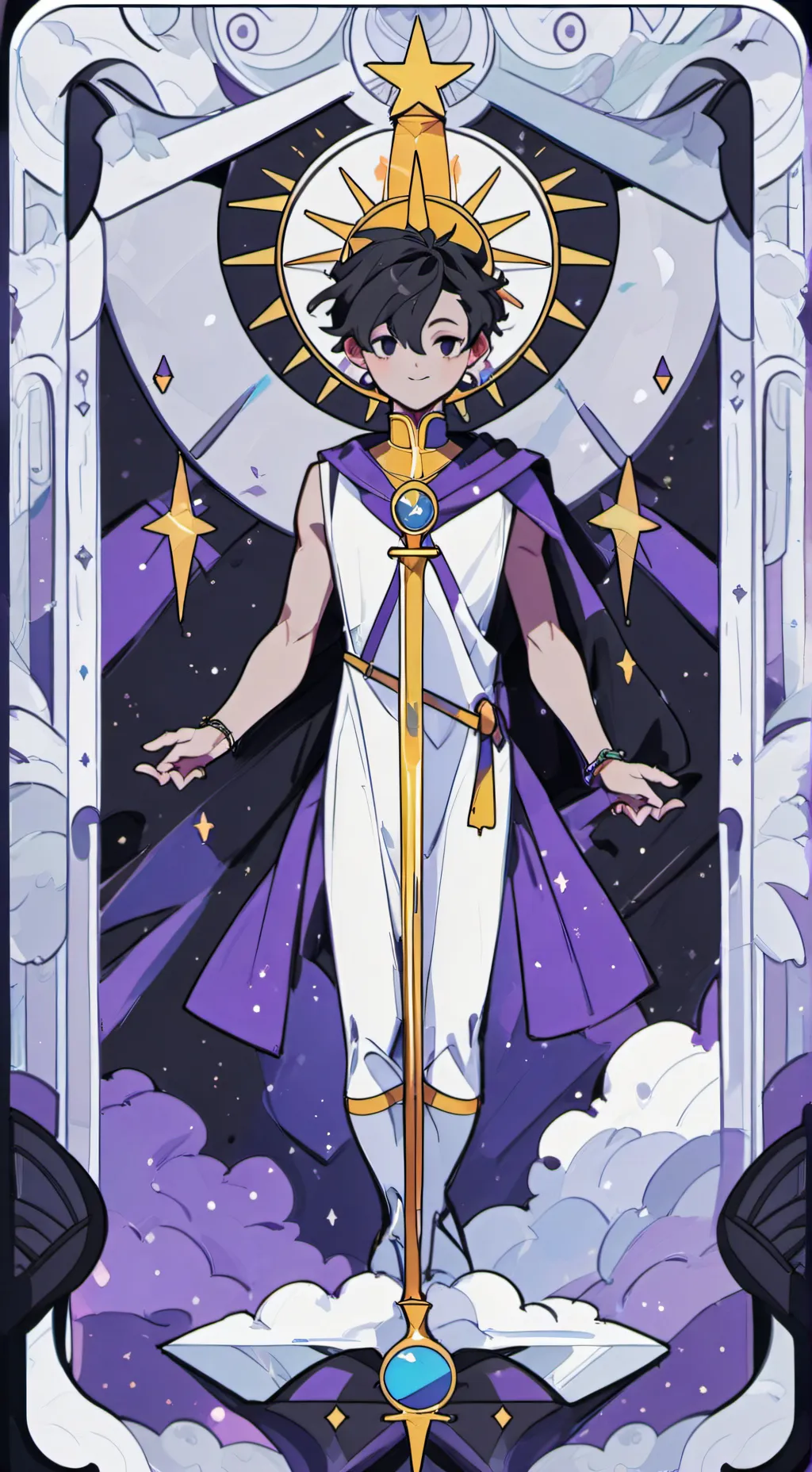 ai character: the god of power background