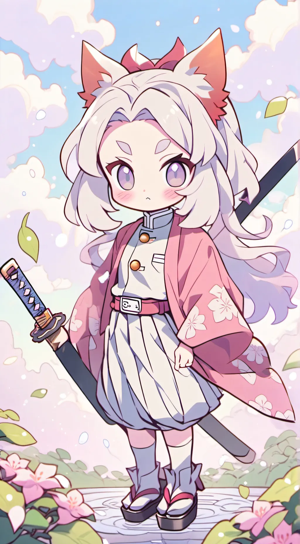 ai character: demon k-pop hunter background