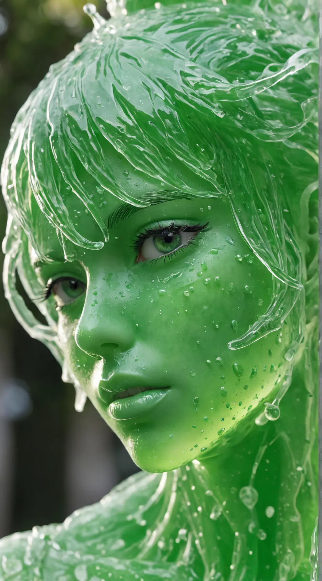 ai character: Selena Slime background