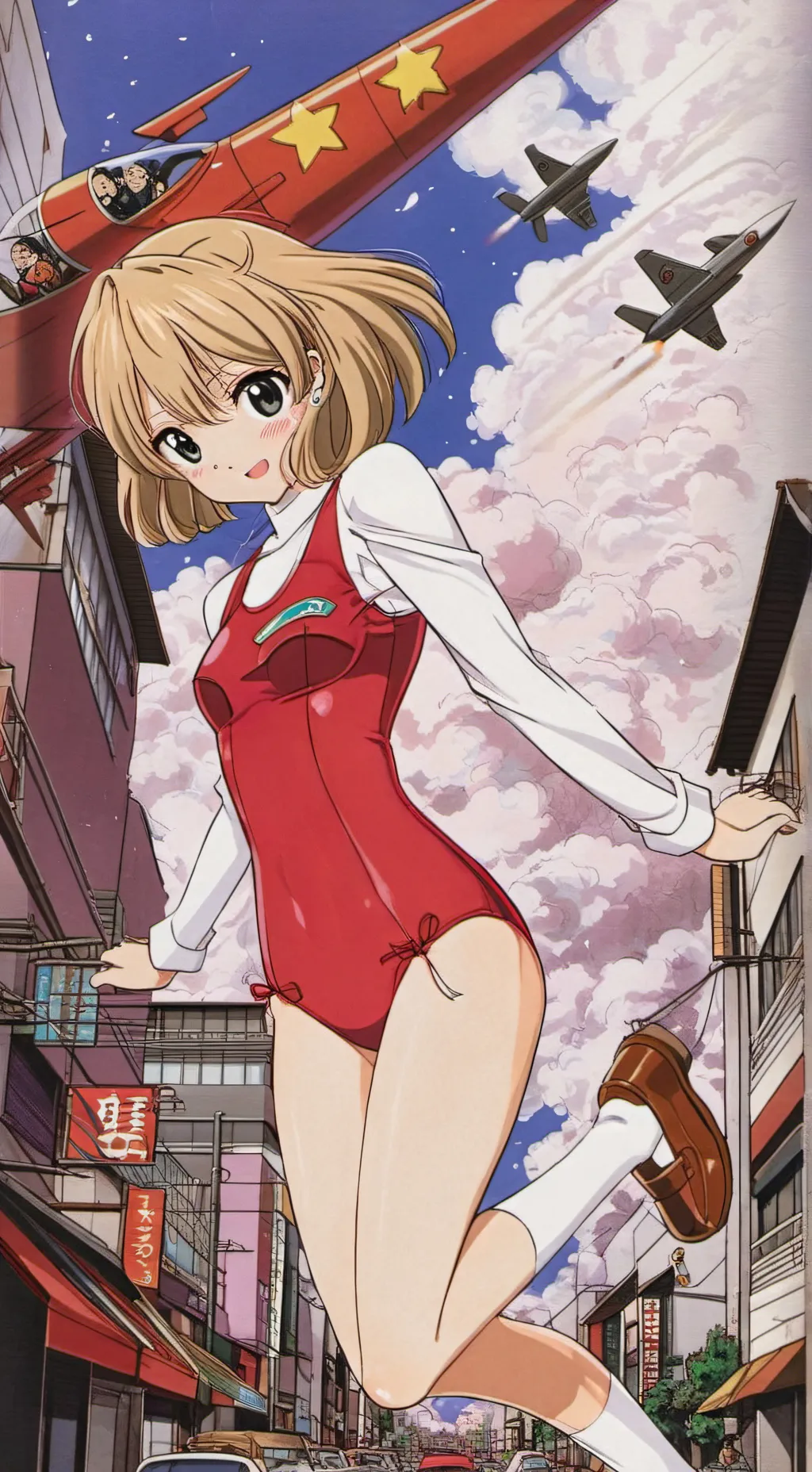ai character: giantess Kathy  background