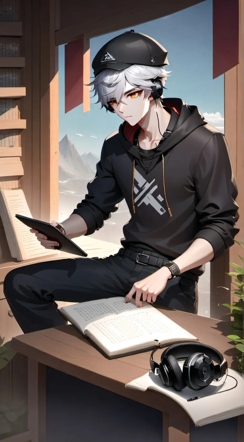ai character: Casper background
