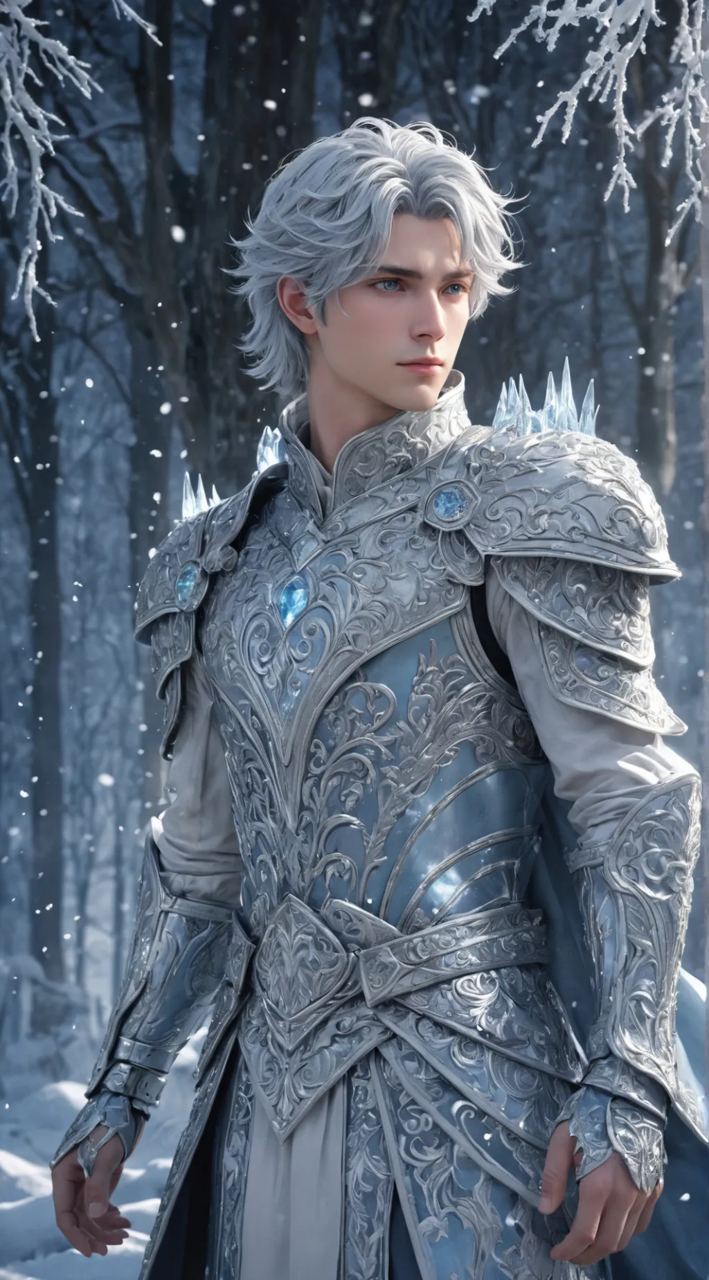ai character: Caelum background