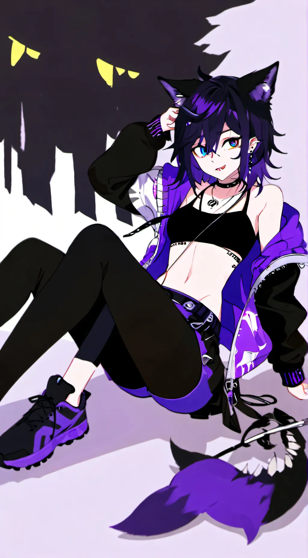 ai character: Hybrid?!  background
