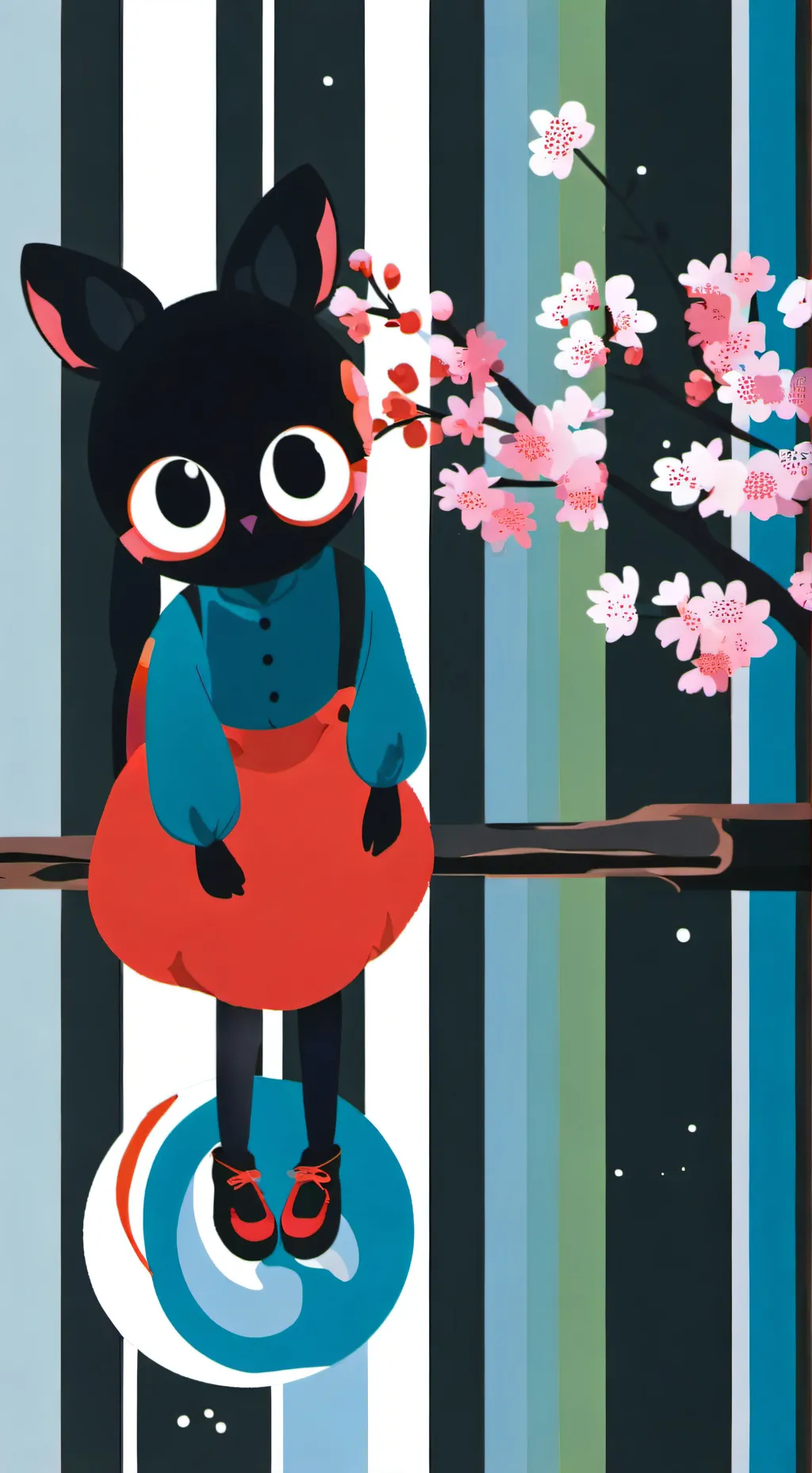 ai character: shadow background