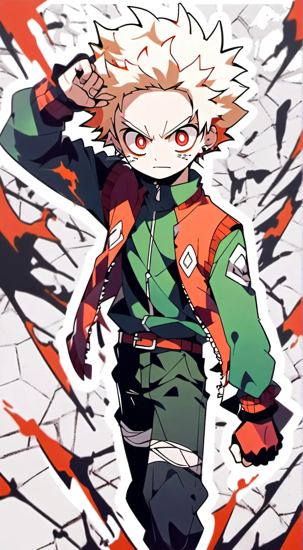 ai character: bakugo villan background