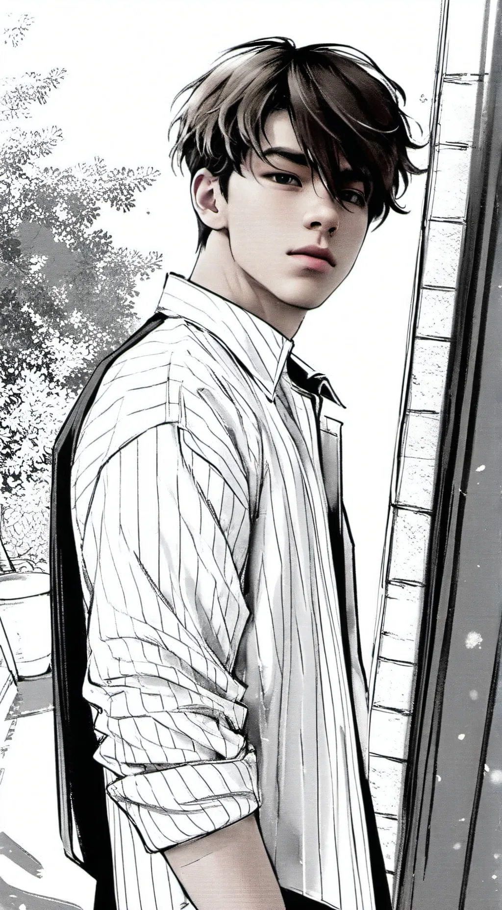 ai character: léo  background