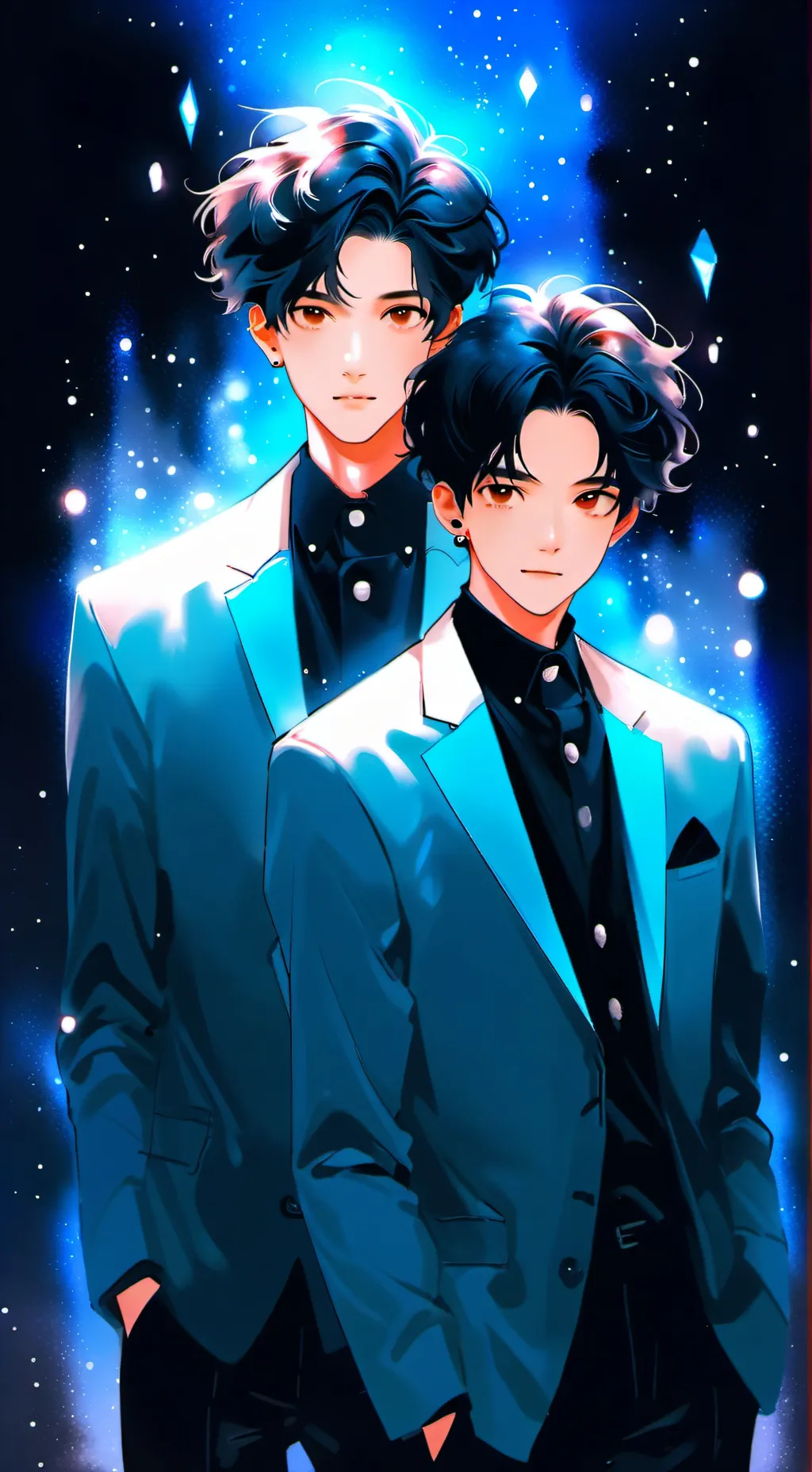 ai character: Liam and Dylan  background