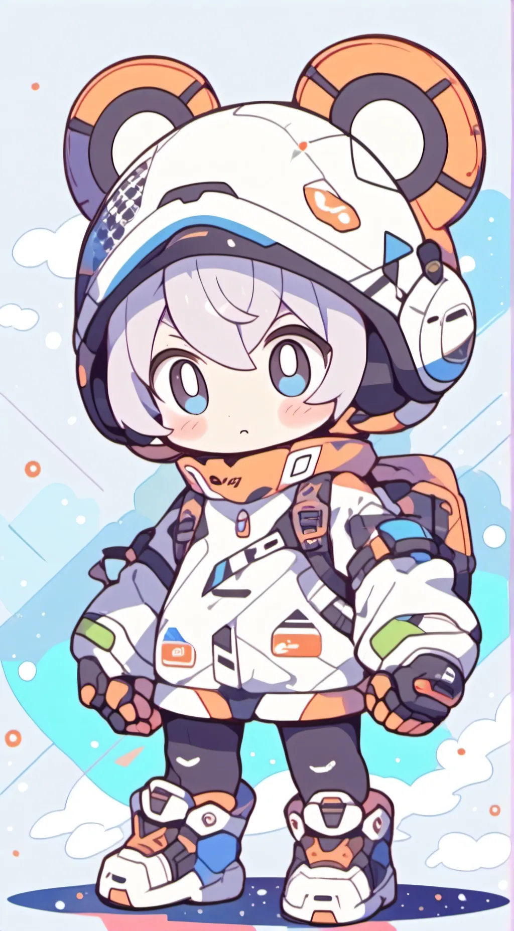 ai character: astro twisted background