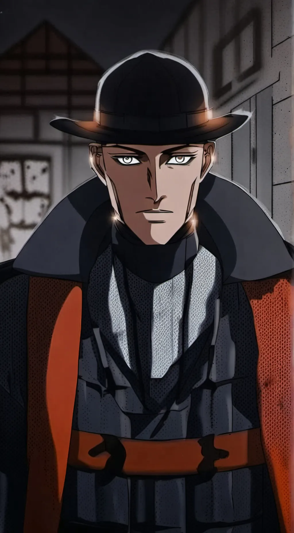 ai character: padre Pucci  background