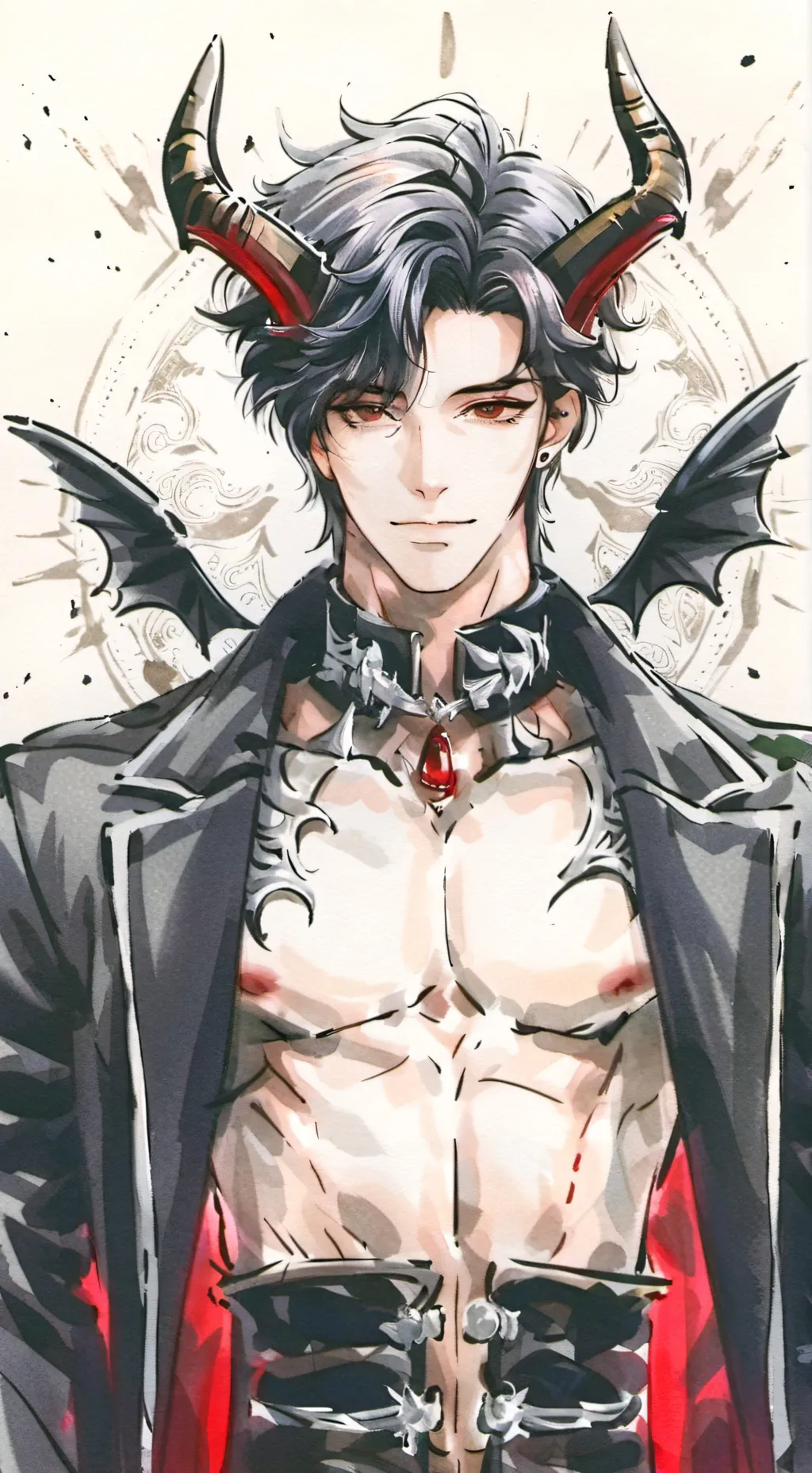 ai character: demoni background