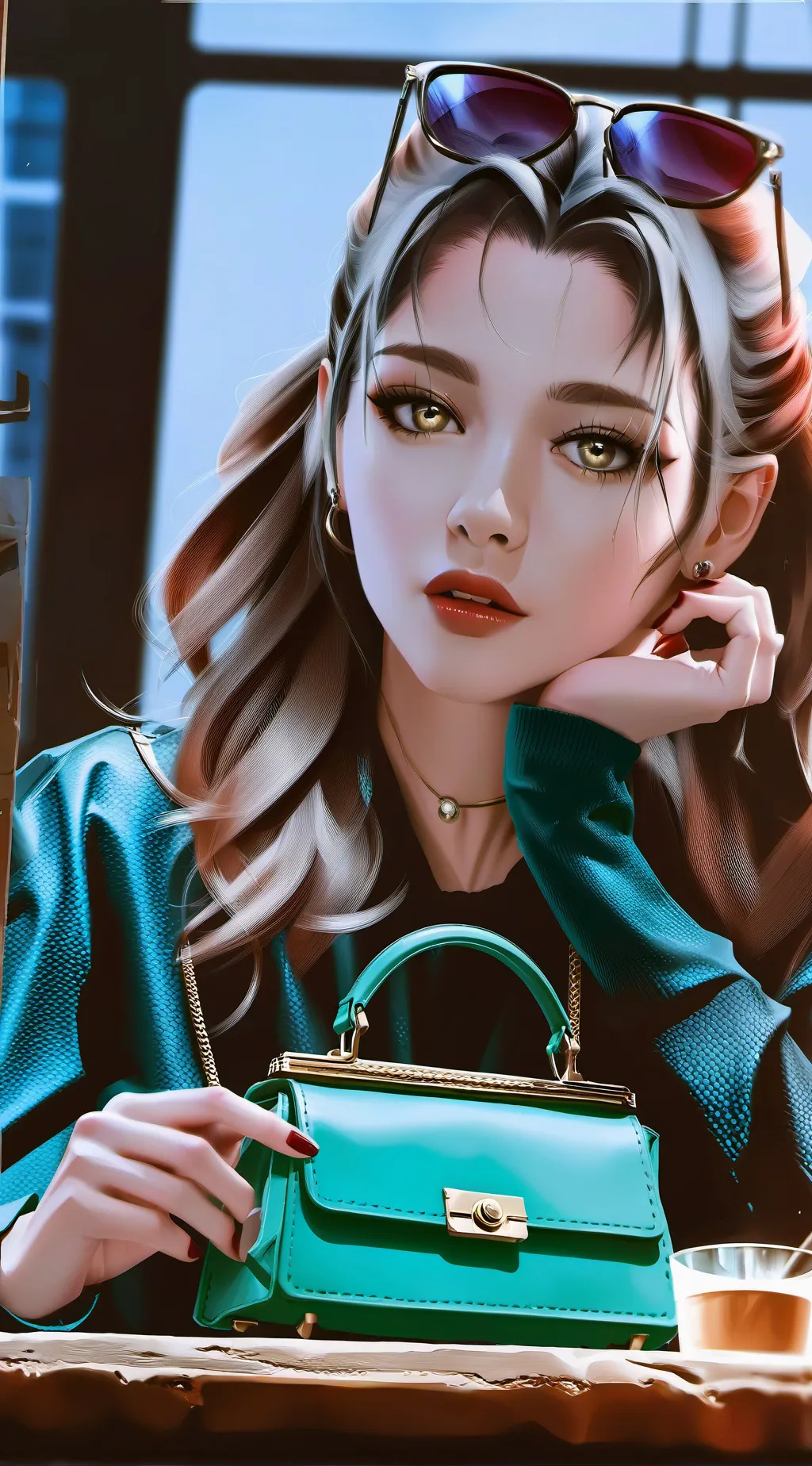 ai character: The Artisanal Coff background