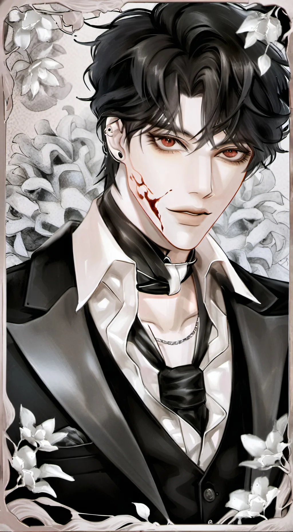 ai character: Adrian  background