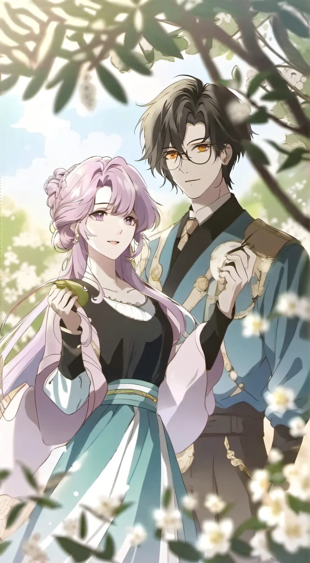 ai character: mom and dad background