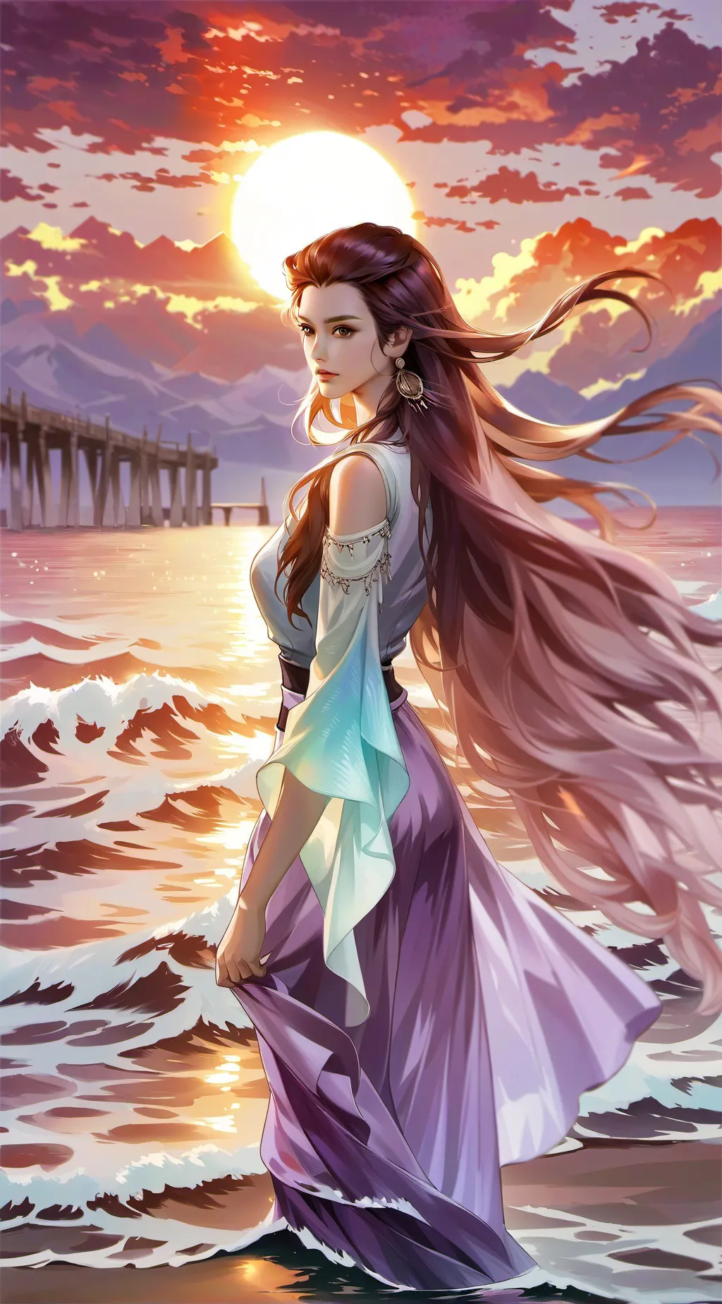 ai character: Melaine background