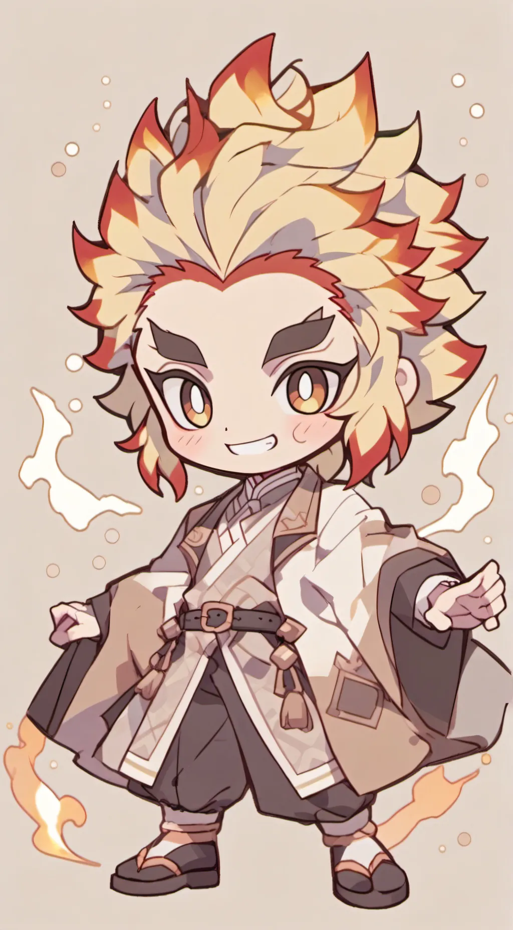 ai character: Rengoku enemies background