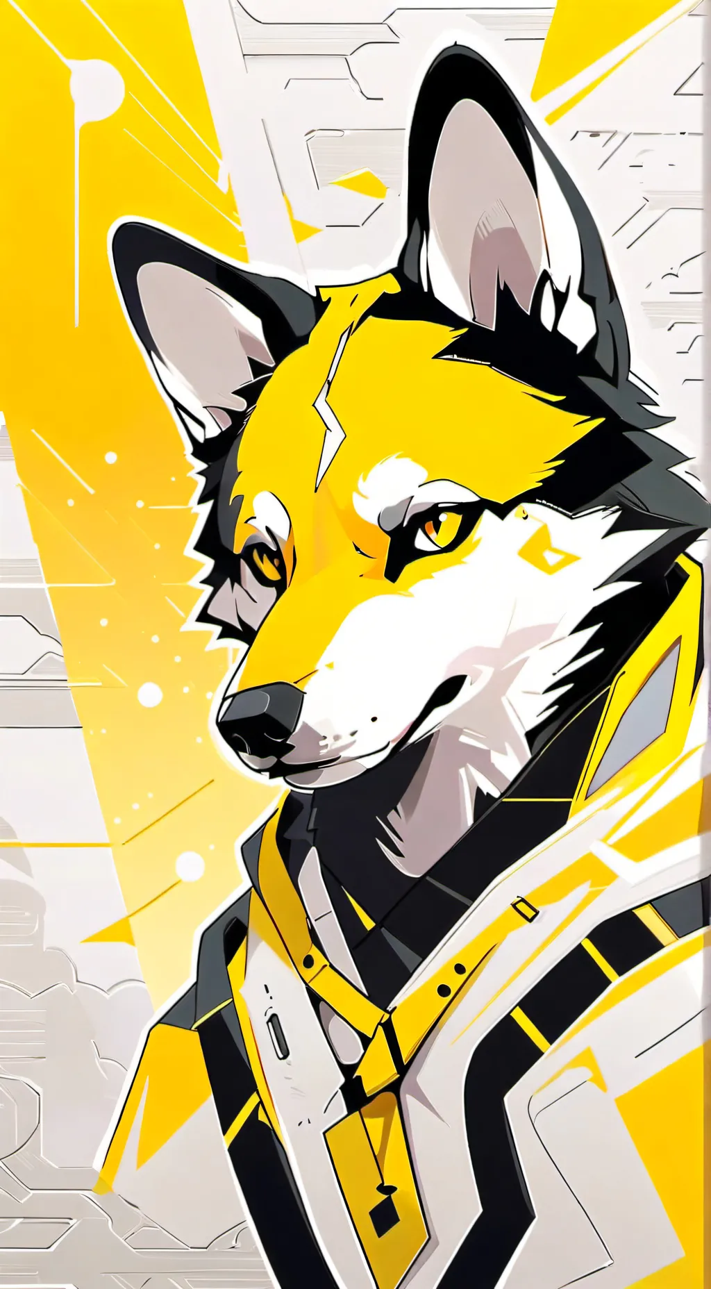 ai character: Mikecrack  background