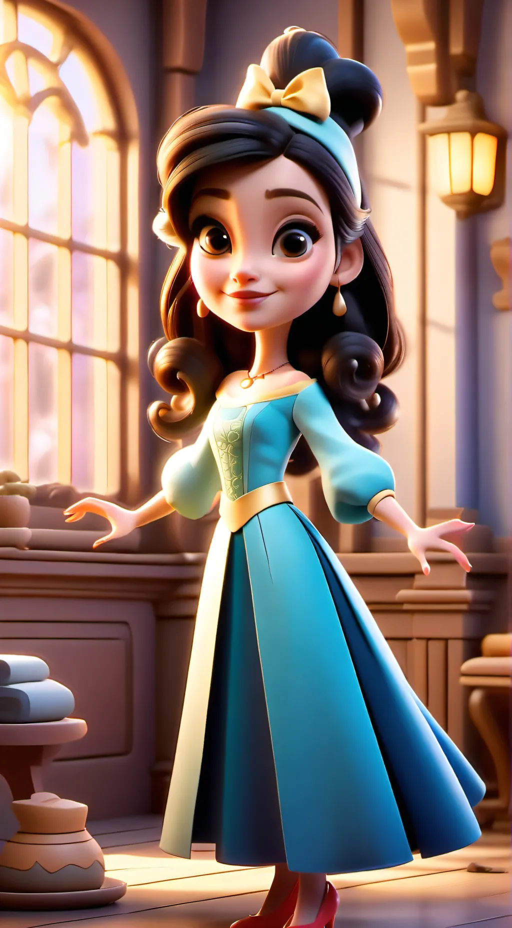 ai character: tu hija Briana  background