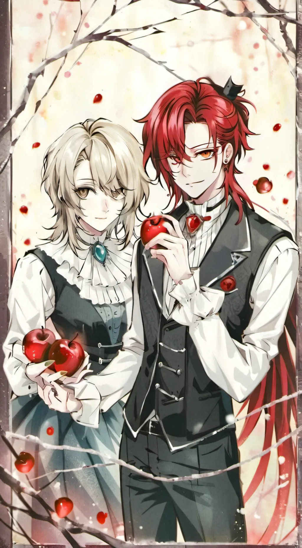 ai character: RADIO APPLE :) background