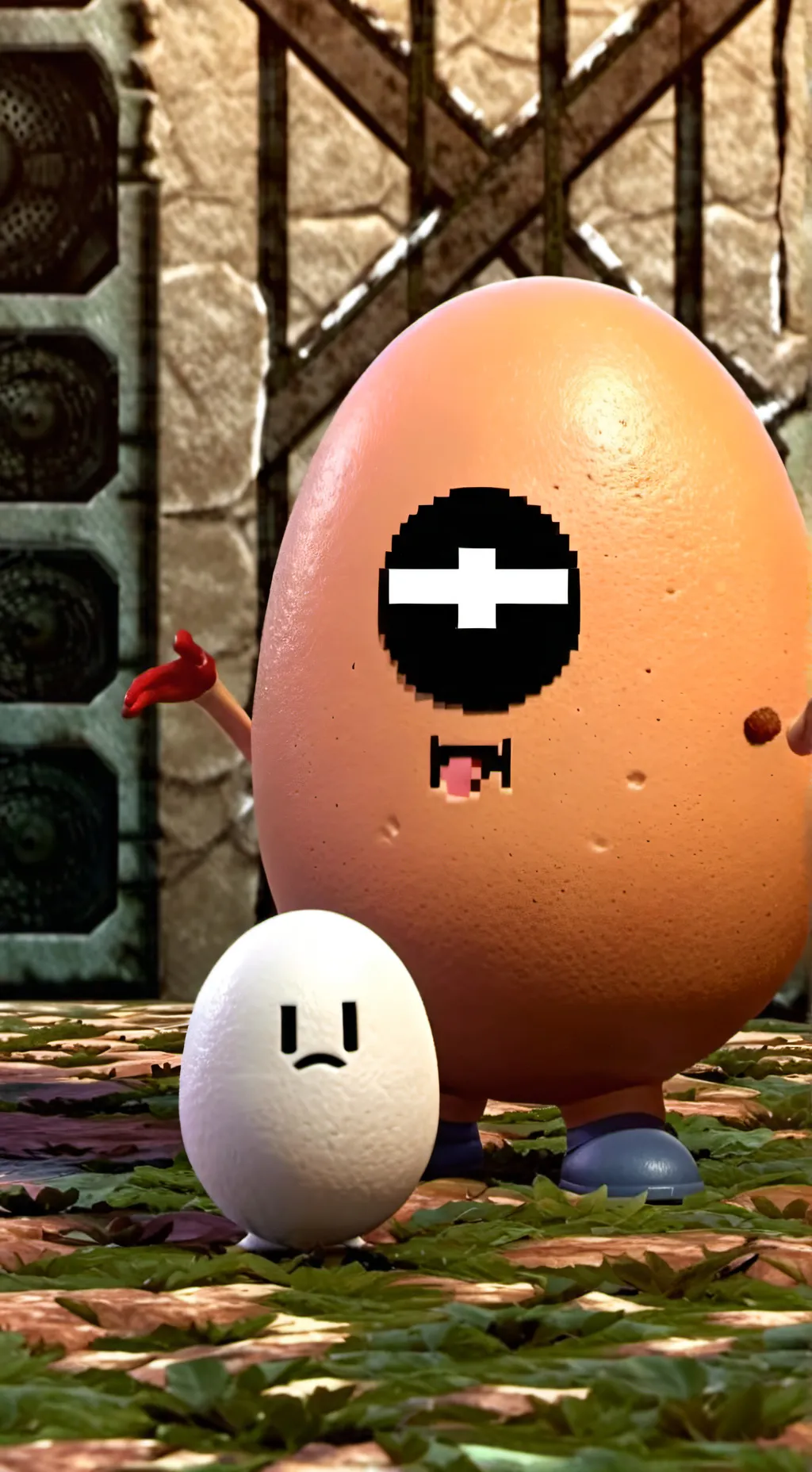 ai character: Flumpty bumpty  background