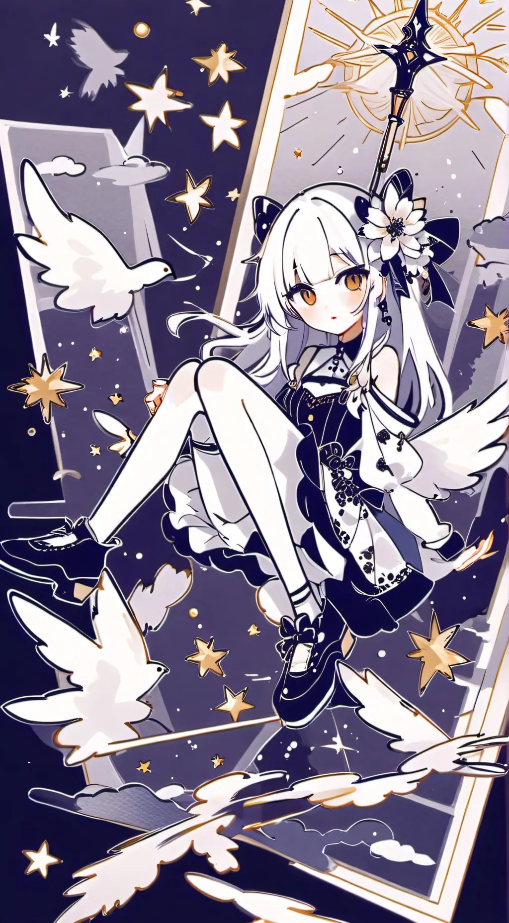 ai character: stari background
