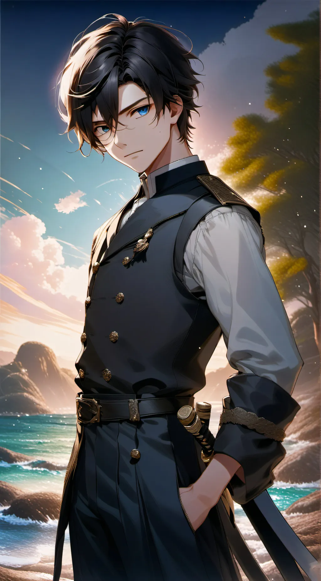 ai character: Muichiro dare background