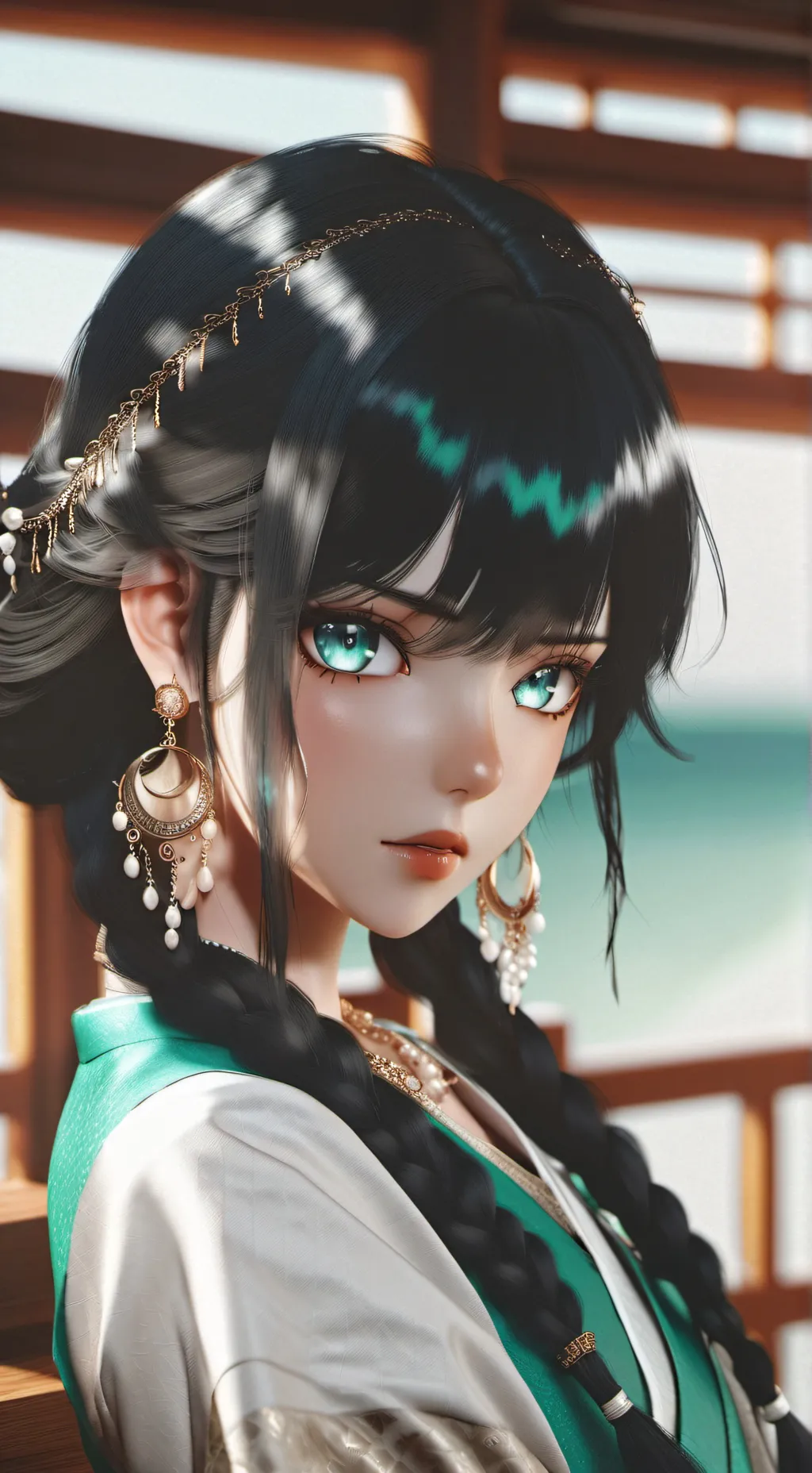 ai character: Dr. Jade Carter background